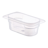 Bak gastronorm GN1/9 – 065 mm – polypropyleen (PP) – transparant