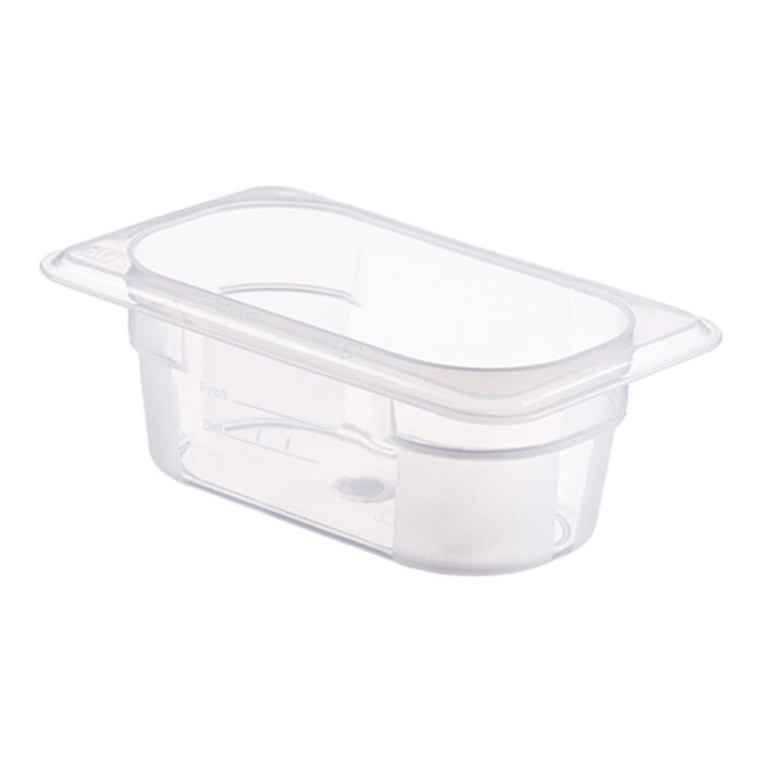 Araven Bak gastronorm GN1/9 – 065 mm – polypropyleen (PP) – transparant