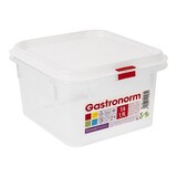 Voedseldoos GN1/6 – 100 mm – polypropyleen (PP) – transparant