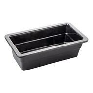 Bak gastronorm GN1/3 – 100 mm – melamine (MF) – zwart