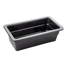 Bak gastronorm GN1/3 – 100 mm – melamine (MF) – zwart