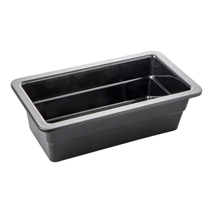 Pujadas Bak gastronorm GN1/3 – 100 mm – melamine (MF) – zwart