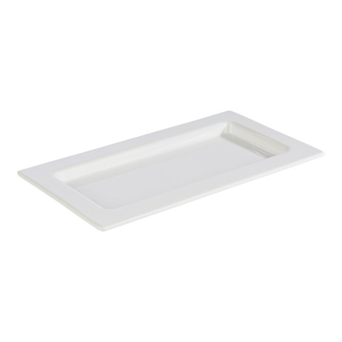Emga Serveerplateau – GN1/3 – porselein – wit