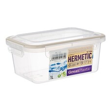 Voedselcontainer – 001L – polypropyleen (PP) – transparant