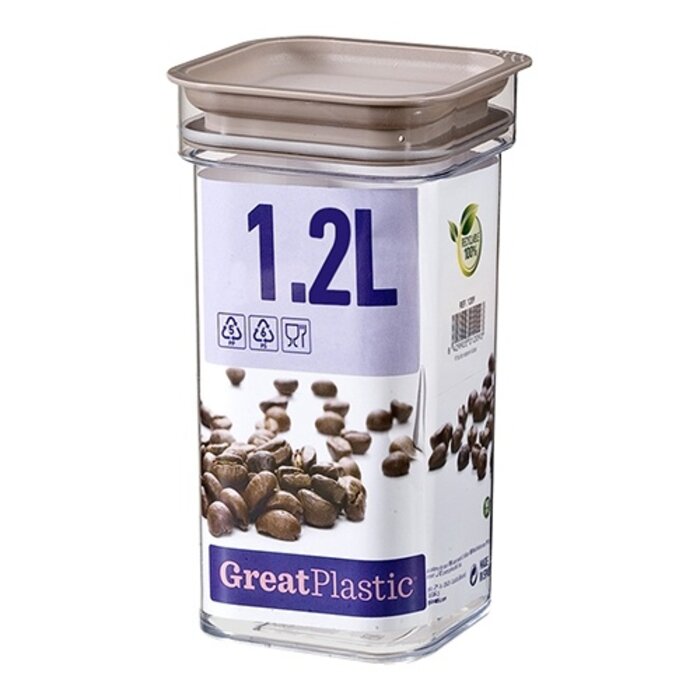 Great Plastic Voedselcontainer – 001,2L – polystyreen (PS) – transparant