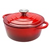 Sunnex Braadpan – Ø20cm – gietijzer – rood