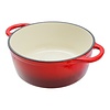 Sunnex Braadpan – Ø20cm – gietijzer – rood