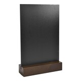 Menustandaard – HDF-krijtbord – zwart