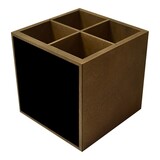 Bestekhouder – hout – bruin