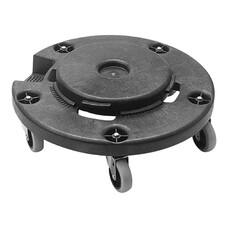 Trolley voedselcontainer – polyethyleen (HDPE) – zwart