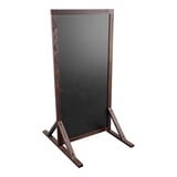 Menu stoepbord – 108,0x51,0cm – ABS-krijtbord – bruin