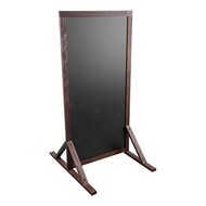 Menu stoepbord – 108,0x51,0cm – ABS-krijtbord – bruin