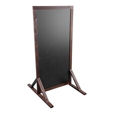 Menu stoepbord – 108,0x51,0cm – ABS-krijtbord – bruin