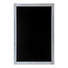 Menu bord – 081,5x52,0cm – HDF-krijtbord – wit