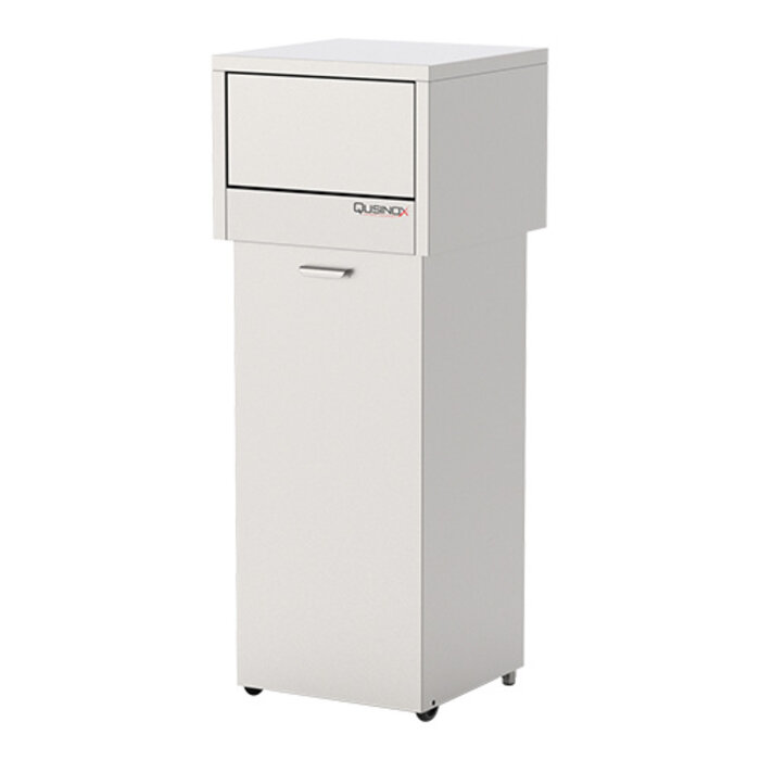 Qusinox Afvalcontainer – 140L – roestvrijstaal 18/08 – 140,000 l