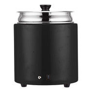 Soepketel – 10,0L – roestvrijstaal (201) – zwart