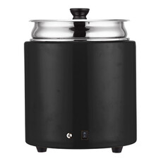 Soepketel – 10,0L – roestvrijstaal (201) – zwart