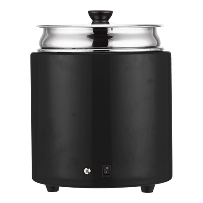 CaterChef Soepketel – 10,0L – roestvrijstaal (201) – zwart
