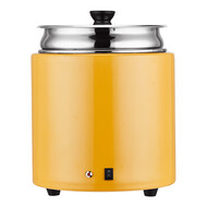 Soepketel – 10,0L – roestvrijstaal – geel