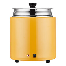 Soepketel – 10,0L – roestvrijstaal – geel