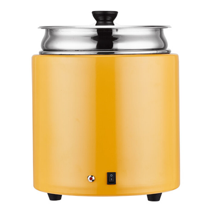 CaterChef Soepketel – 10,0L – roestvrijstaal – geel