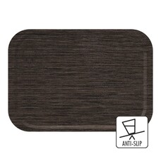 Dienblad – 37,5x26,5cm – laminaat papier – wengé