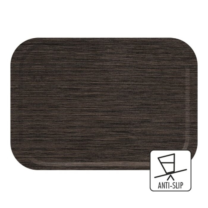 Roltex Dienblad – 37,5x26,5cm – laminaat papier – wengé