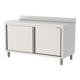 Werktafel – 120cm – gesloten – roestvrijstaal (430)