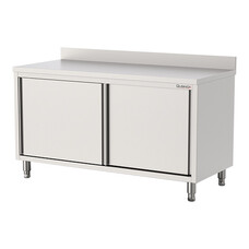 Werktafel – 120cm – gesloten – roestvrijstaal (430)