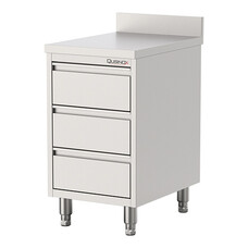 Werktafel – 040cm – gesloten – roestvrijstaal (430)