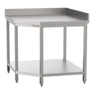 Werktafel – 100cm – hoekmodel – roestvrijstaal (430)