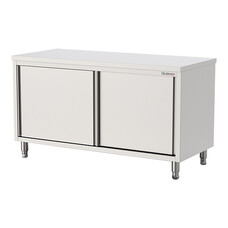Werktafel – 120cm – gesloten – roestvrijstaal (430)
