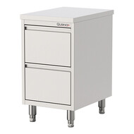 Werktafel – 040cm – gesloten – roestvrijstaal (430)