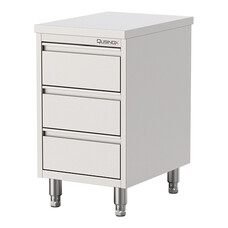 Werktafel – 040cm – gesloten – roestvrijstaal (430)