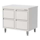 Werktafel – 080cm – gesloten – roestvrijstaal (430)