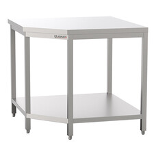 Werktafel – 100cm – hoekmodel – roestvrijstaal (430)