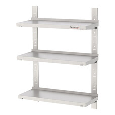 Wandplankset – 080cm-3x – roestvrijstaal (430)