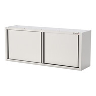 Wandkast – 140cm – gesloten – roestvrijstaal (430)