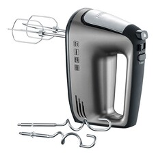 Handmixer – roestvrijstaal – grijs