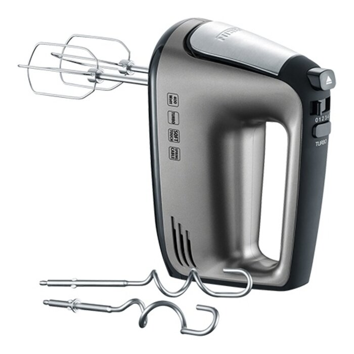 Severin Handmixer – roestvrijstaal – grijs