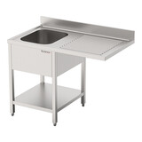Spoeltafel – 120cm – roestvrijstaal (430)