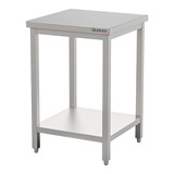 Werktafel – 070cm – hoekmodel – roestvrijstaal (430)