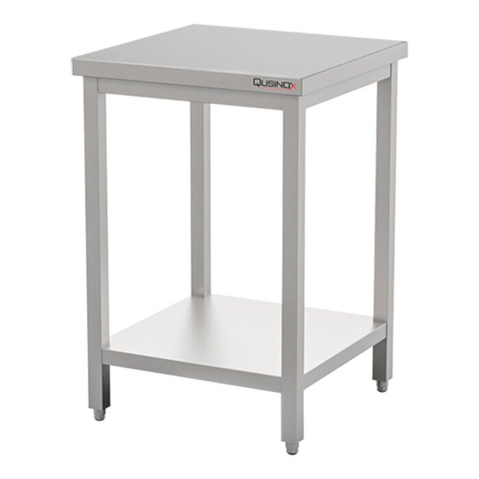 Qusinox Werktafel – 070cm – hoekmodel – roestvrijstaal (430)