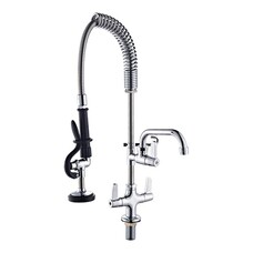 Voorspoel-douche m/kraan – messing