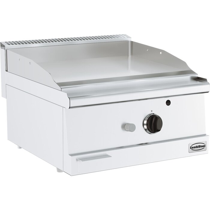 Combisteel Base 600 gasbakplaat chr. dubbel