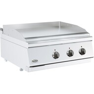 Base 700 bakplaat elek. chroom dubbel tafelmodel