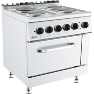 Base 700 kooktafel elektrisch 4 pl. elektrisch oven