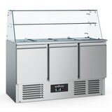 Gekoelde saladette glasopstand 3 drs – art. 7950.5110