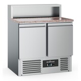 PIZZAWERKBANK 2 DEURS 5x1/6GN PAN