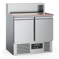 PIZZAWERKBANK 2 DEURS 5x1/6GN PAN